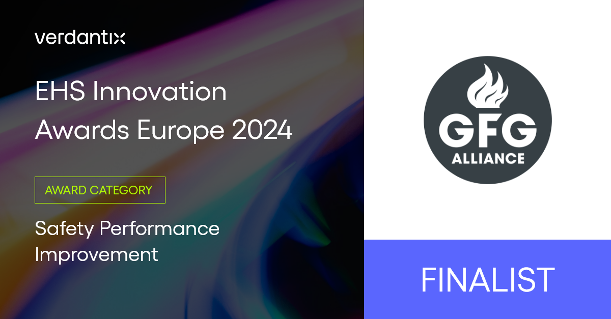EHS Innovation Awards Europe 2024 finalist - GFG Alliance