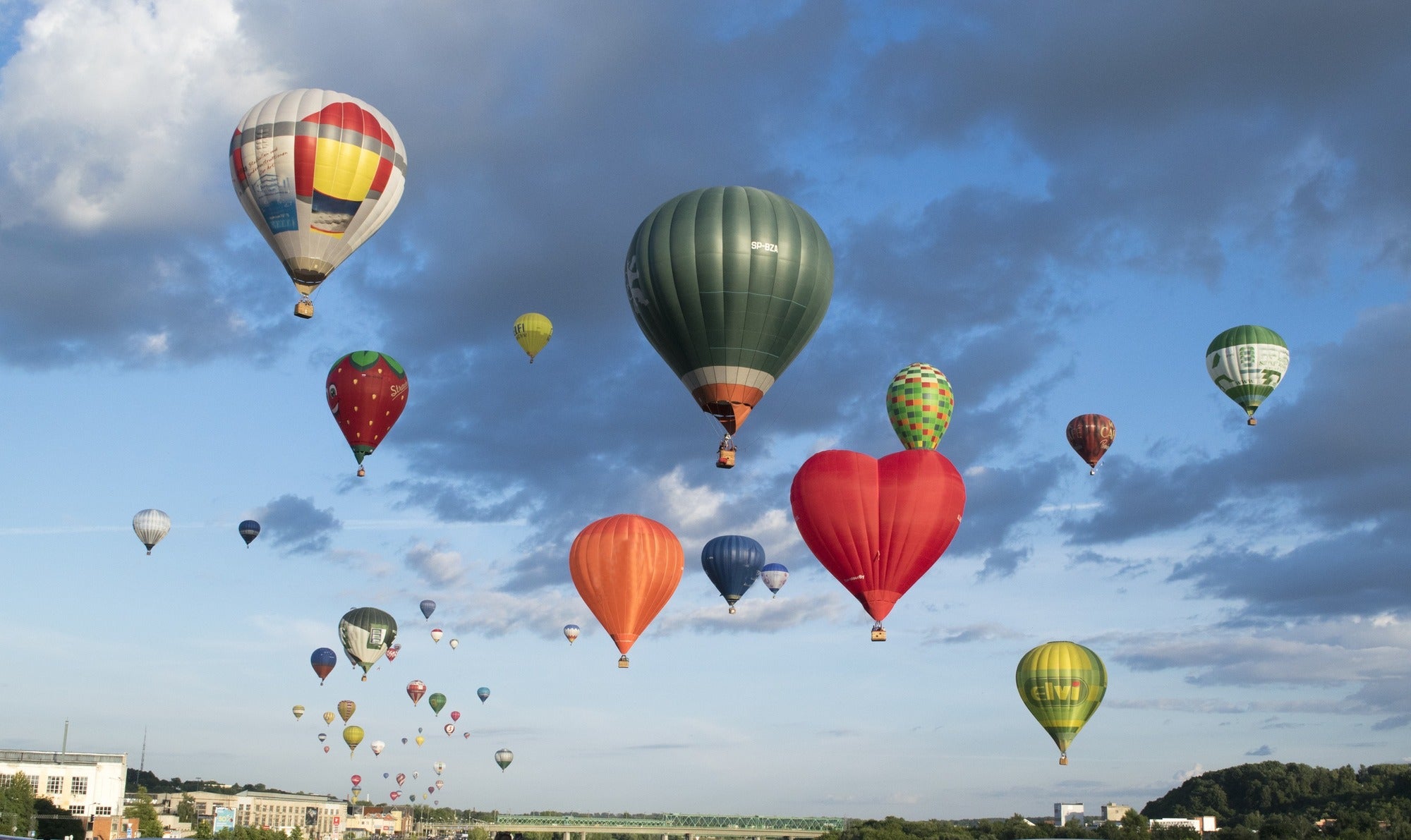 Cority wins 2 occupational health and safety awards in 2024, signified by hot air balloons