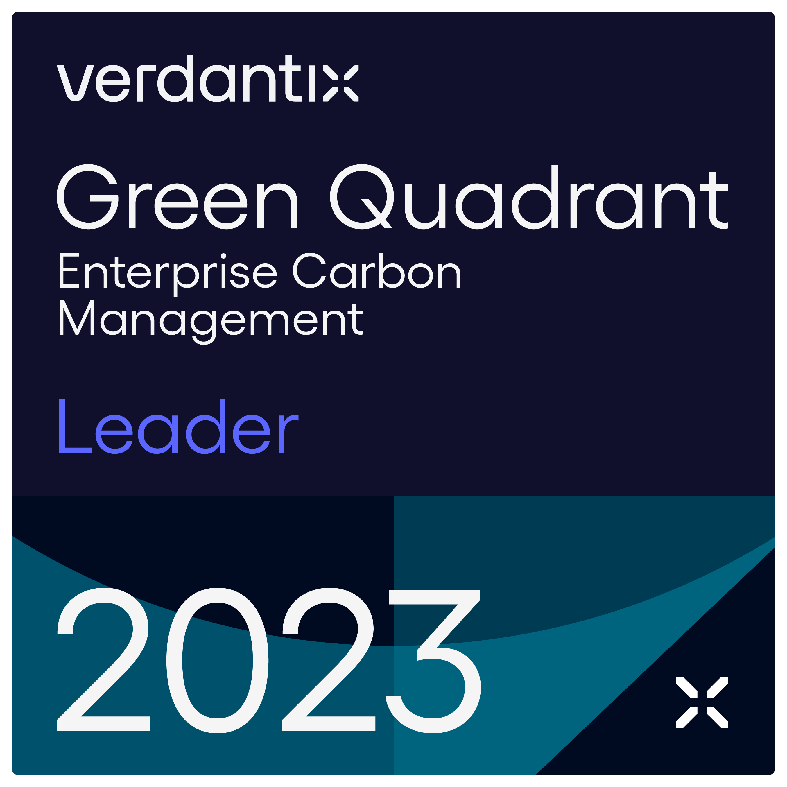 Verdantix Green Quadrant Enterprise Carbon Management Award